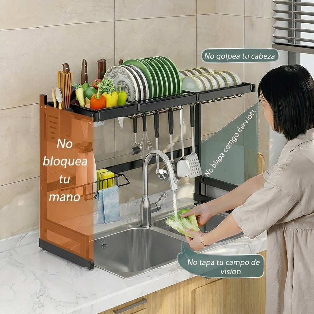 Platera De Cocina Con Dos Pozos (envío gratis)