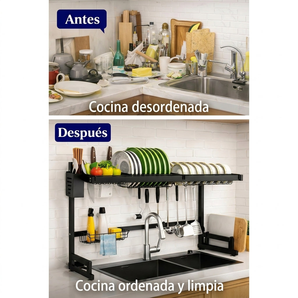 Platera De Cocina Con Dos Pozos (envío gratis)